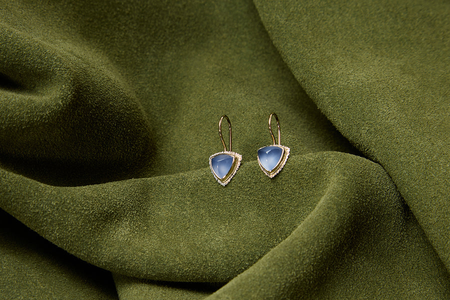 Chalcedony Earrings