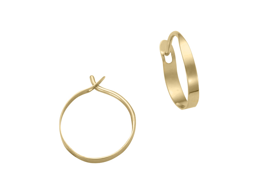 Gold Petite Hoop Earrings