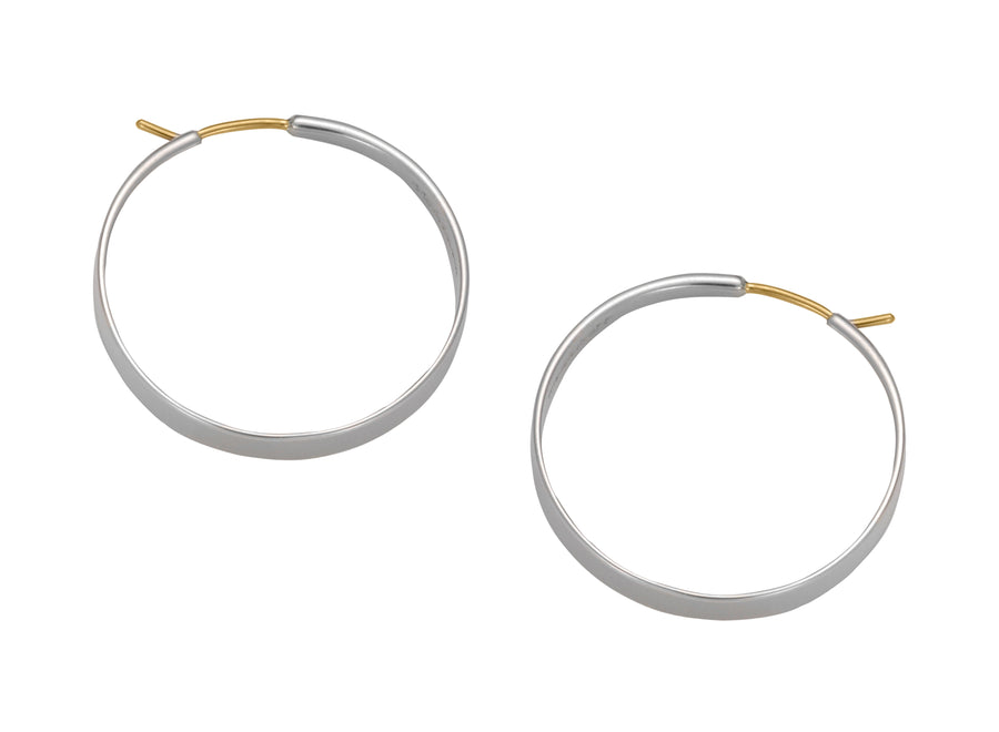 Classic Forged Hoop Earrings