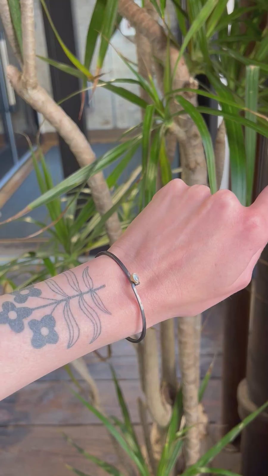 Moonstone Hook Bracelet